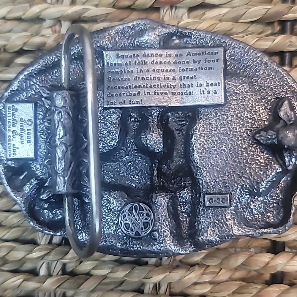 Belt Buckle Square Dancing 1985 - Picture 2 of 2